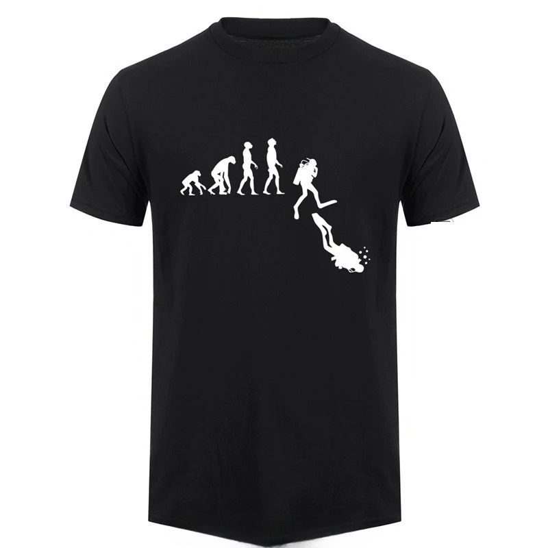 Women Fashion Evolution - เสื้อยืดลายกราฟิกสำหรับผู้หญิง สไตล์สตรีทแวร์ ลายดำน้ำสุดเท่ แฟชั่นฤดูร้อน เสื้อผ้าผู้หญิง Y2K