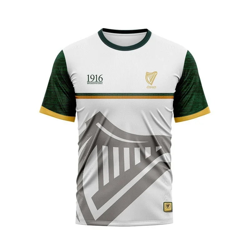 Women'S Fashion Rugby Top - ฤดูร้อน 3D พิมพ์เสื้อยืดทีมรักบี้หลวมสบายคุณภาพสูงชุดกีฬาฝึกซ้อมกลางแจ้งเสื้อลำลองสำหรับผู้ชายผู้หญิงเด็ก