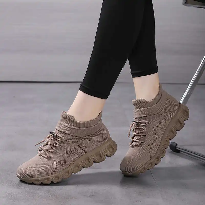 Sale Fashion Women - รองเท้าบูทสโนว์บอร์ดกันลื่นสุดหรู ส้นสูงสีน้ำเงิน รองเท้าผ้าใบลำลองสำหรับผู้หญิง รองเท้ากีฬาวิ่งแฟชั่น รองเท้าเทนนิสผู้ชาย