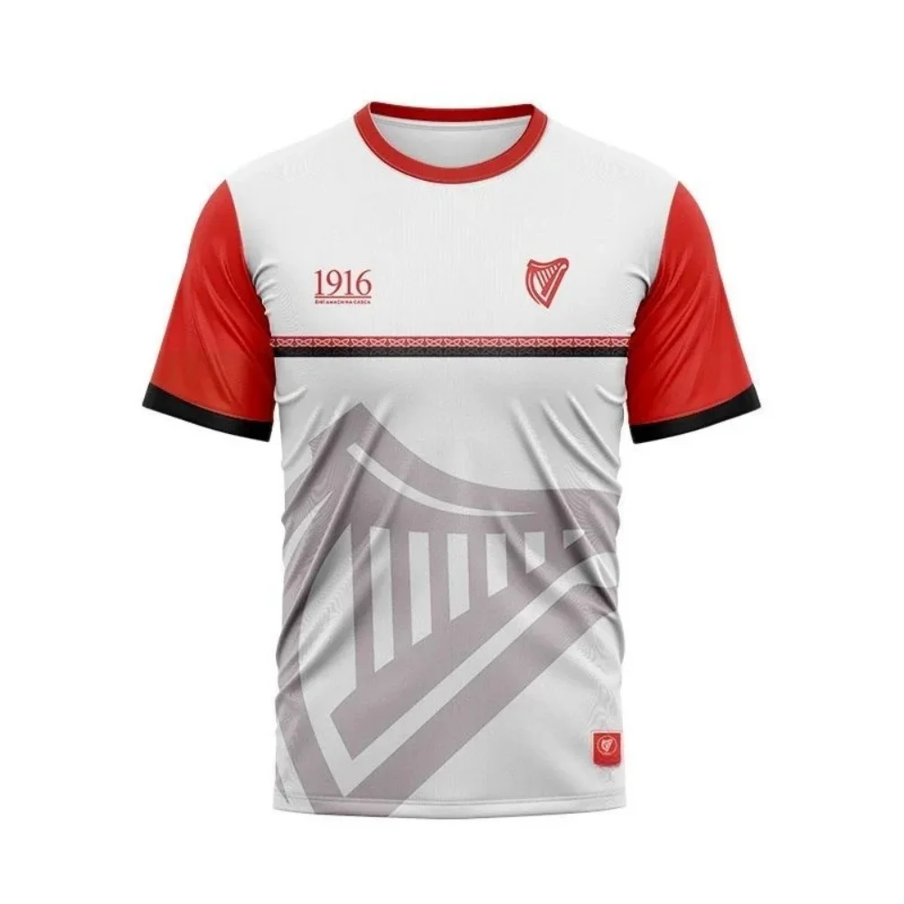 Women'S Fashion Rugby Top - เสื้อยืดทีมรักบี้ฤดูร้อนสำหรับผู้ชายและผู้หญิง เสื้อฟุตบอลลำลอง เสื้อกีฬาโอเวอร์ไซส์ เสื้อยืดพิมพ์ลาย 3 มิติ