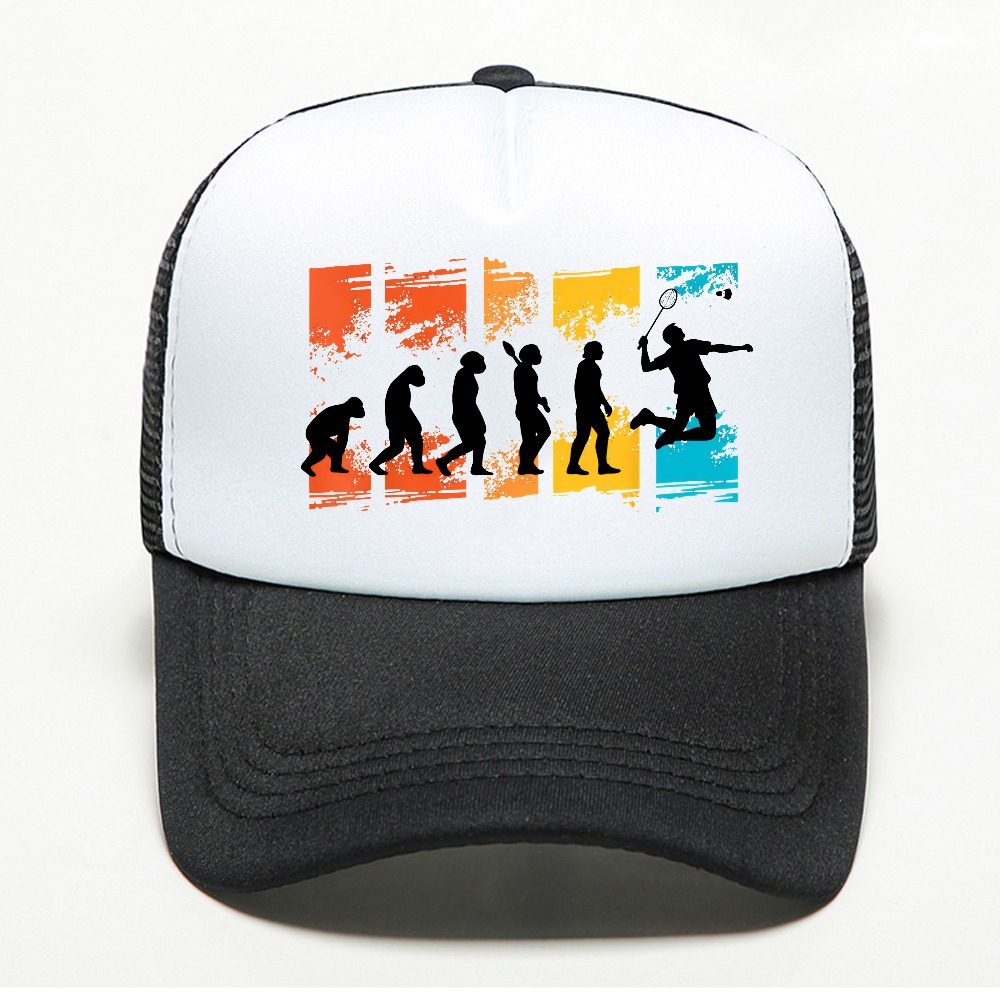 Women Fashion Evolution - นักแบดมินตัน รุ่น Evolution Shuttlecock ไม้แบดมินตัน หมวกเบสบอล