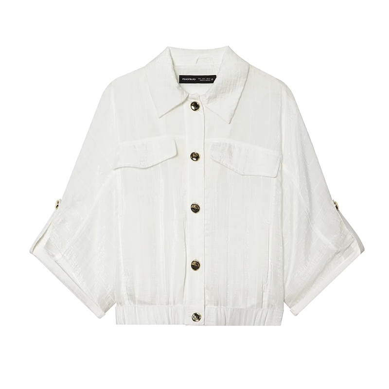 Women'S Young Fashion - เสื้อเชิ้ตผู้หญิงใหม่สำหรับฤดูร้อน 2026 แฟชั่นทรงหลวมสีเบจ เสื้อผู้หญิงลำลองสไตล์วัยรุ่น เสื้อเชิ้ตเก๋ไก๋สไตล์สตรีท เสื้อเชิ้ตสำหรับวันหยุดสุดหรู