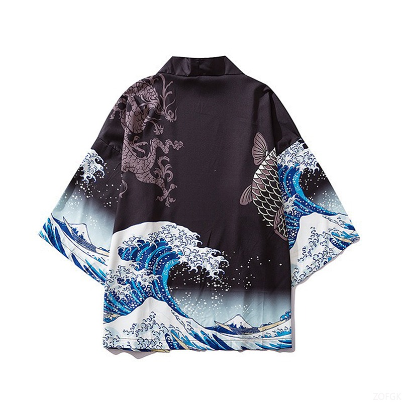 สไตล์จีนฮาราจูกุ ฮาโอริพิมพ์เค - Women'S Fashion Kimono บทวิจารณ์และราคา