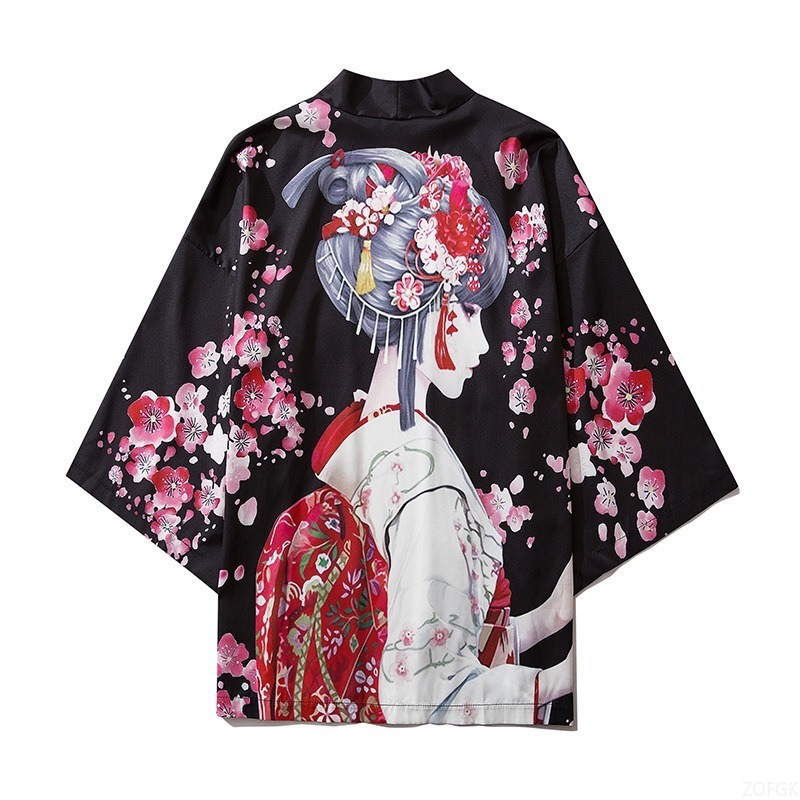 สไตล์จีนฮาราจูกุ ฮาโอริพิมพ์เค - Women'S Fashion Kimono บทวิจารณ์และราคา