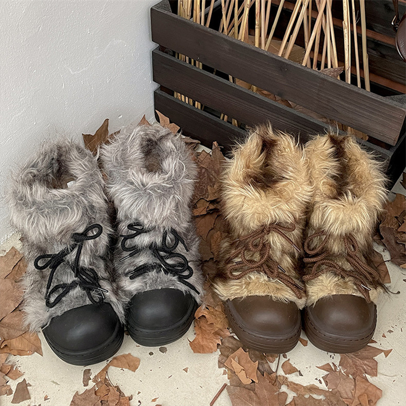 Plush รอบ Toe ผู้หญิง Snow BOO - Women'S Young Fashion บทวิจารณ์และราคา