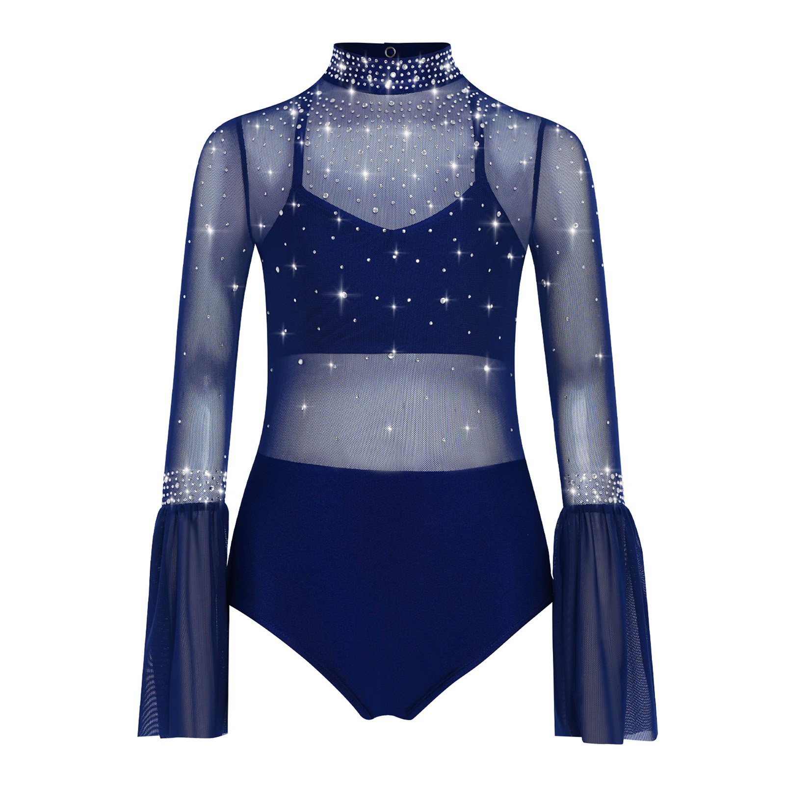 ชุดบอดี้สูทเด็กผู้หญิงแขนบานเป - Turtleneck Bodysuit บทวิจารณ์และราคา