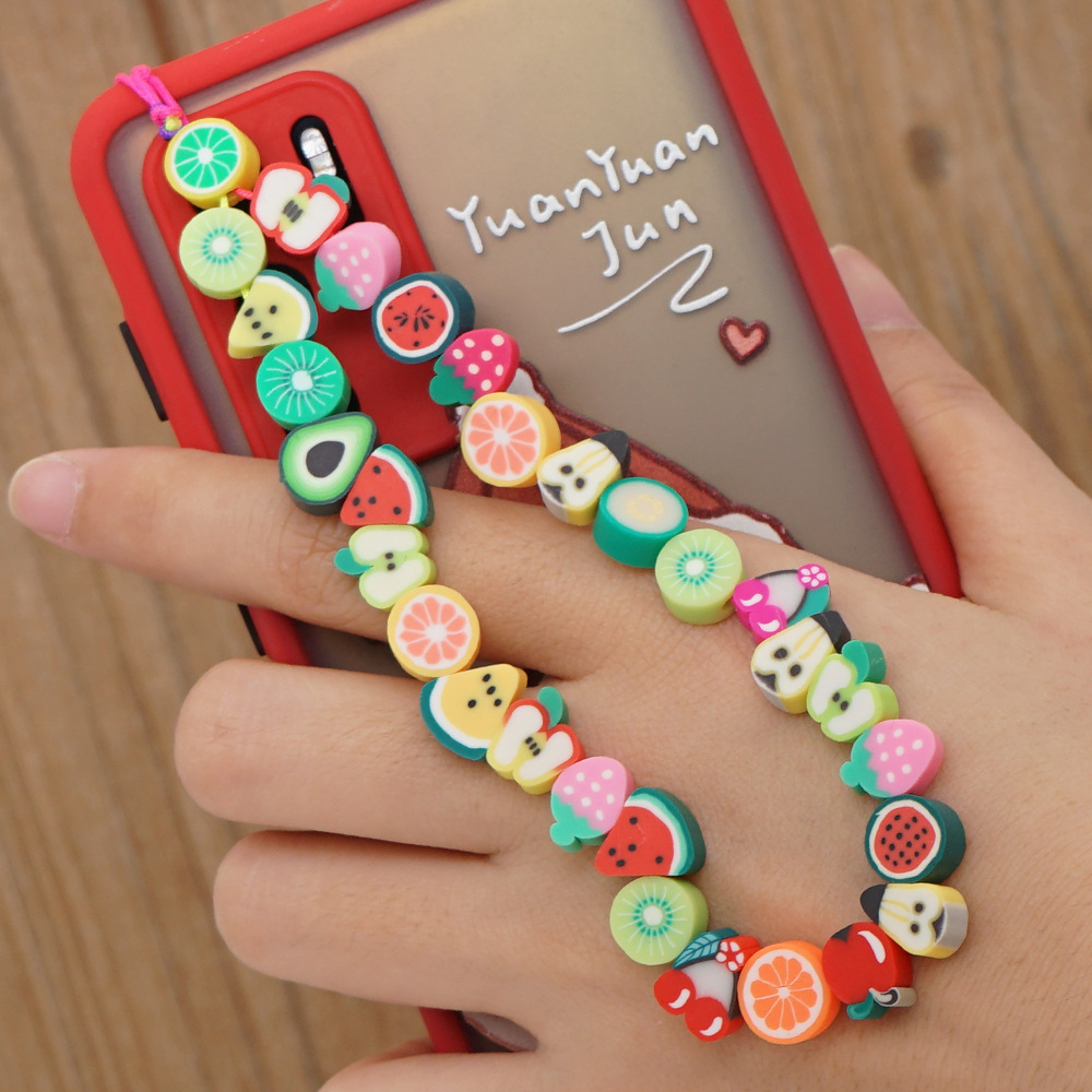 เชือกห้อยลูกปัดผลไม้น่ารักแบบค - Fashion Women Picture บทวิจารณ์และราคา