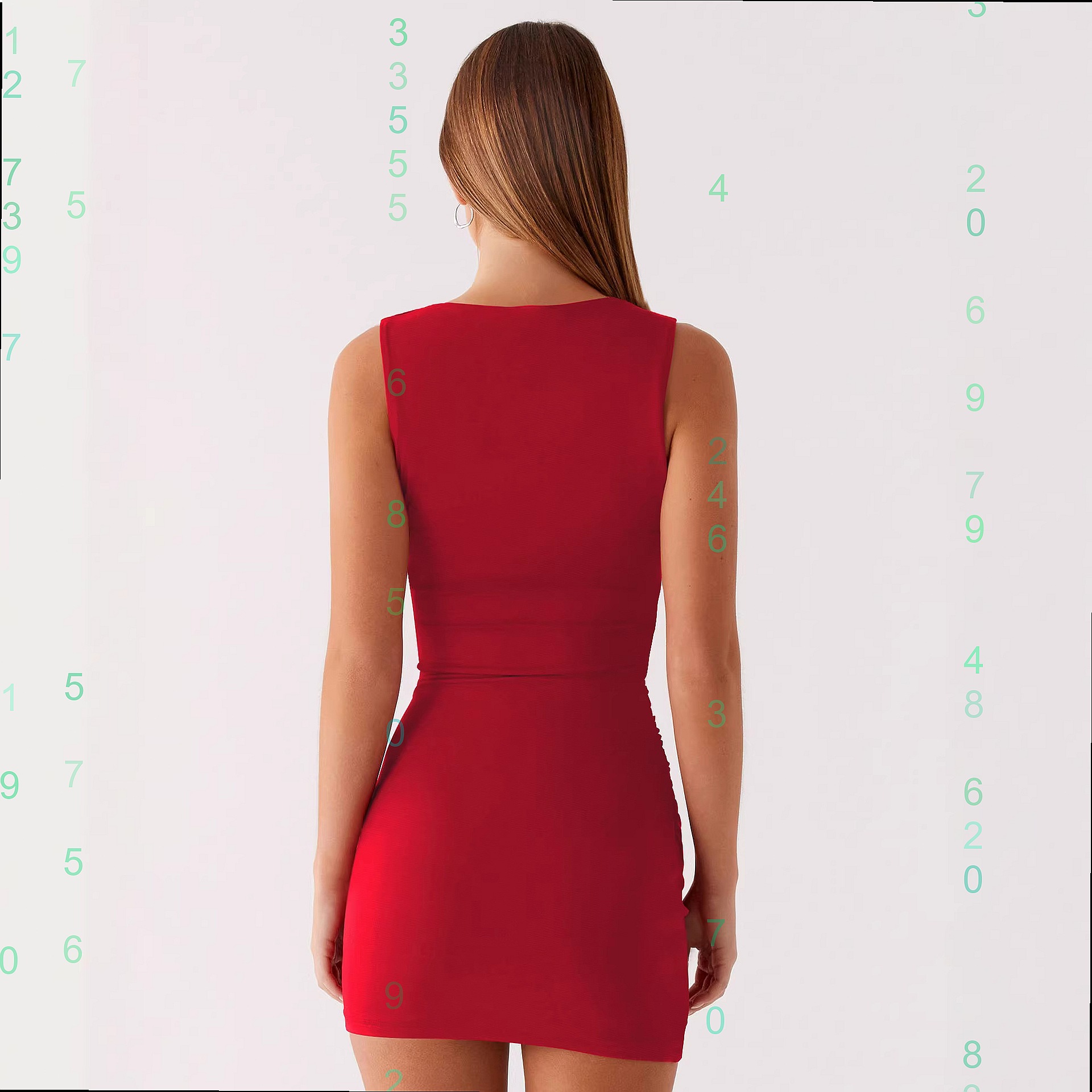 ชุดเดรส Y2K เซ็กซี่ คอเหลี่ยม  - Ruched Dress Mini บทวิจารณ์และราคา
