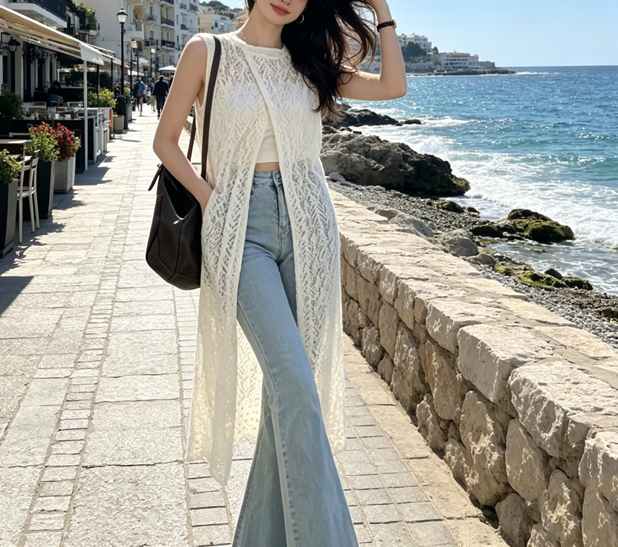 เสื้อคลุมคาร์ดิแกนโครเชต์สไตล์ - Women'S Fashion Kimono บทวิจารณ์และราคา