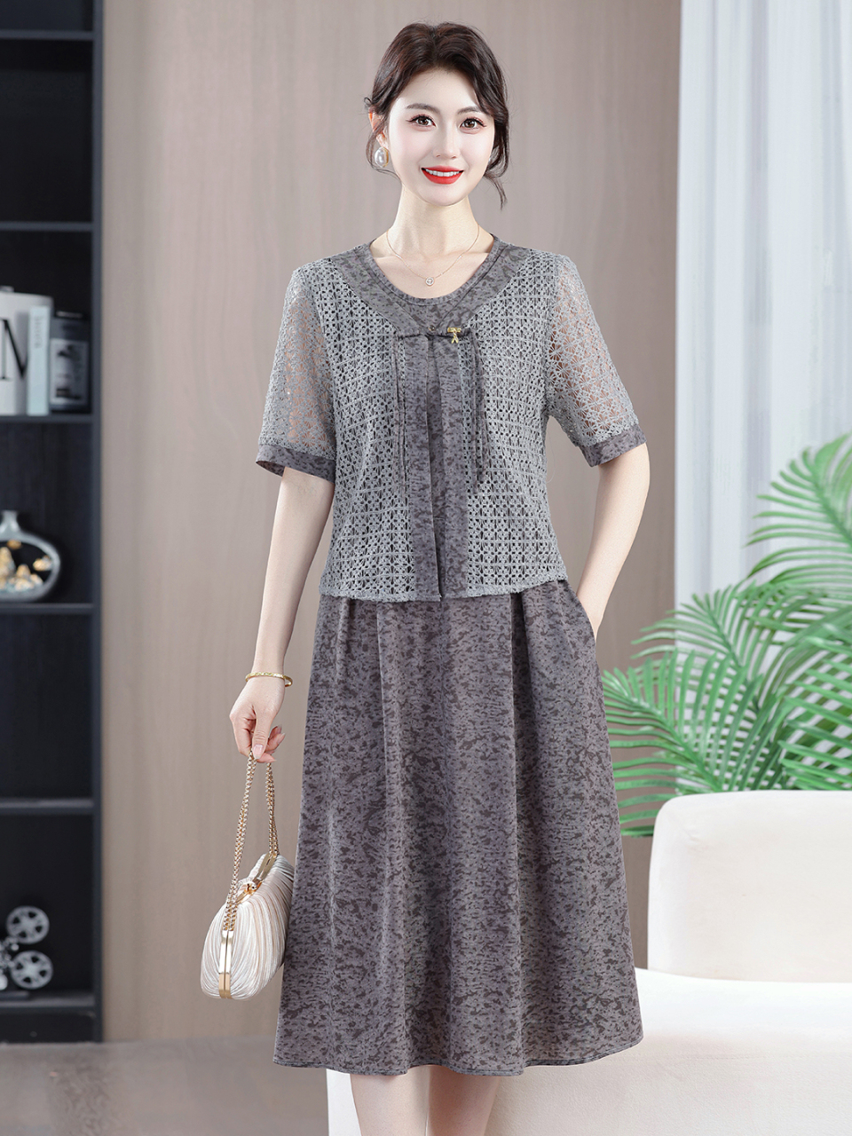 ชุดเดรสยาวสไตล์จีนที่ทันสมัยแล - Women Fashion Over 60 บทวิจารณ์และราคา