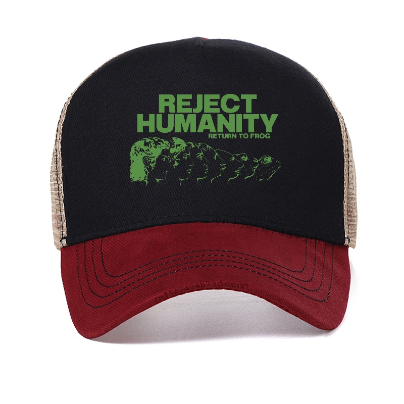 หมวกแก๊ปตลกๆ ลาย Reject Humani - Women Fashion Evolution บทวิจารณ์และราคา
