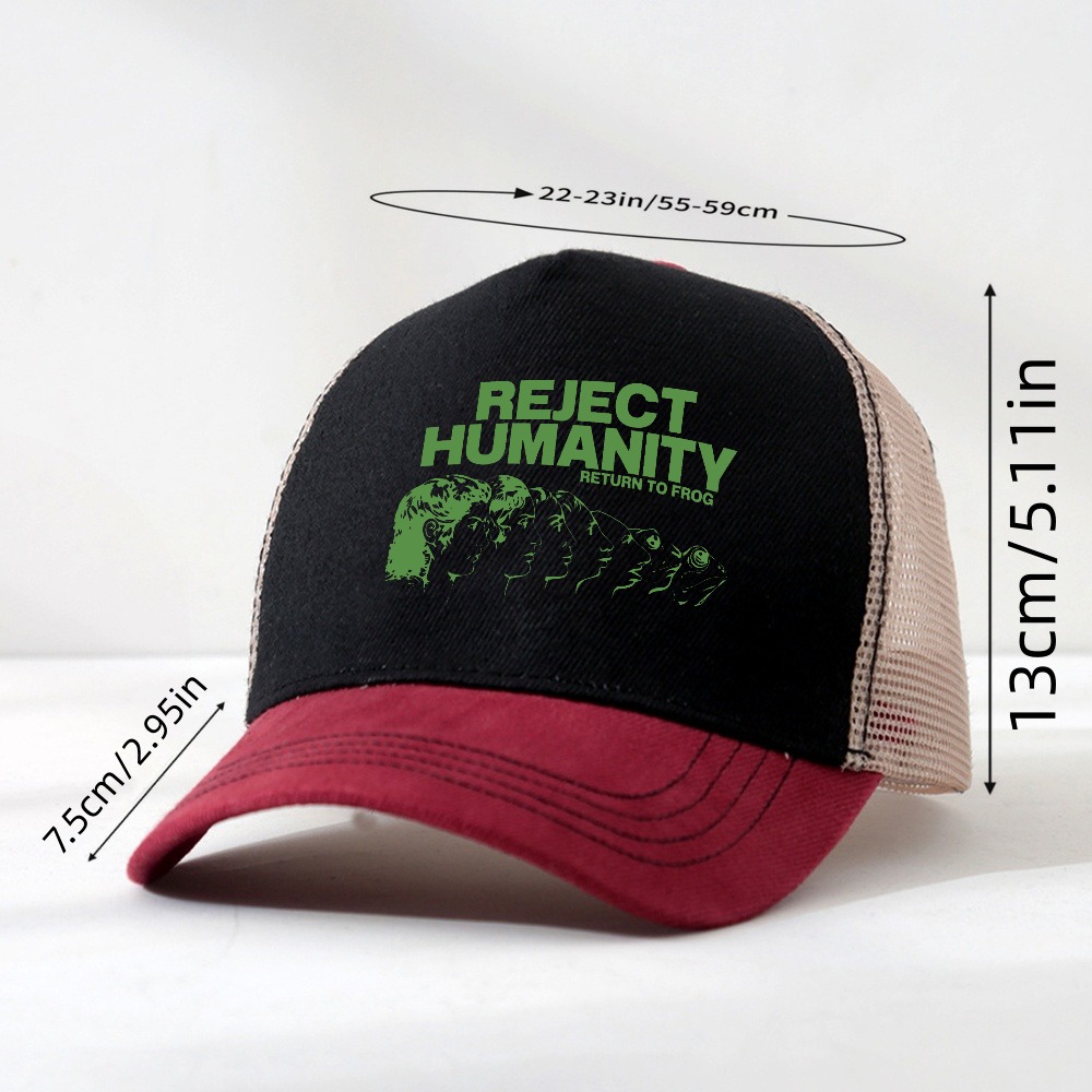 หมวกแก๊ปตลกๆ ลาย Reject Humani - Women Fashion Evolution บทวิจารณ์และราคา