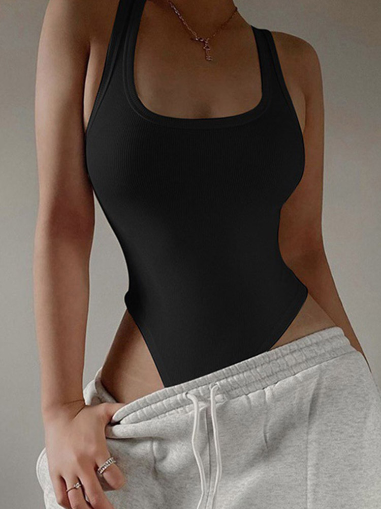 แขนกุดถักบอดี้สูท 2024 ฤดูร้อน - Turtleneck Bodysuit บทวิจารณ์และราคา
