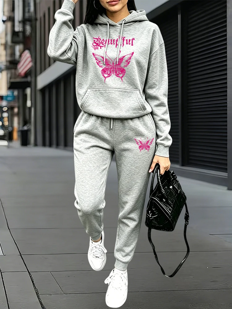 ชุดลำลองสำหรับฤดูใบไม้ร่วงและฤ - Women'S Fashion Hoodie บทวิจารณ์และราคา