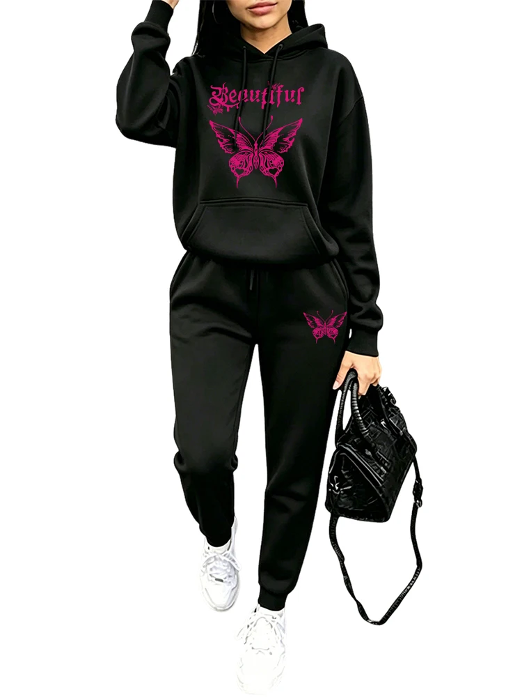 ชุดลำลองสำหรับฤดูใบไม้ร่วงและฤ - Women'S Fashion Hoodie บทวิจารณ์และราคา