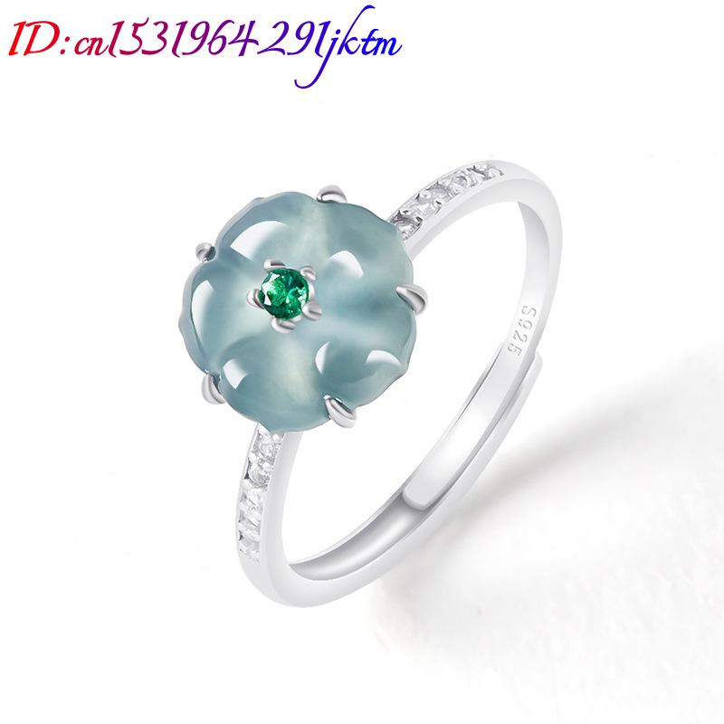แหวนหยกพม่าสีฟ้า 925 เงินแท้ ห - Women'S Fashion บทวิจารณ์และราคา