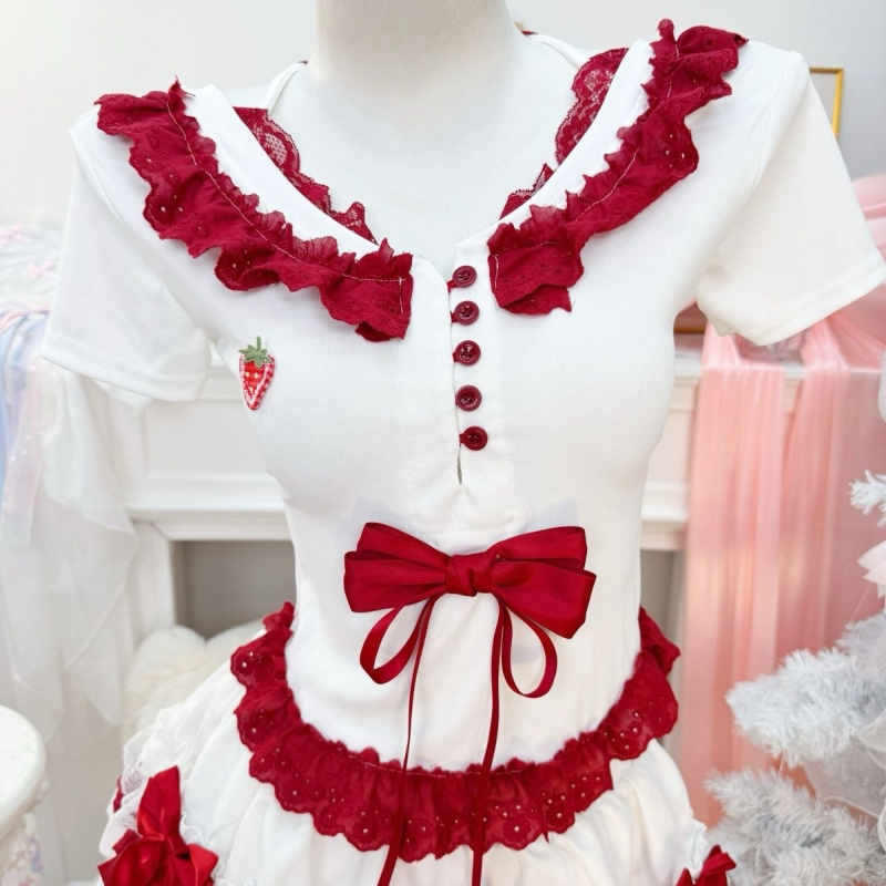 เดรสสั้นสไตล์โคเก็ตหวานๆ แขนสั - Ruched Dress Mini บทวิจารณ์และราคา