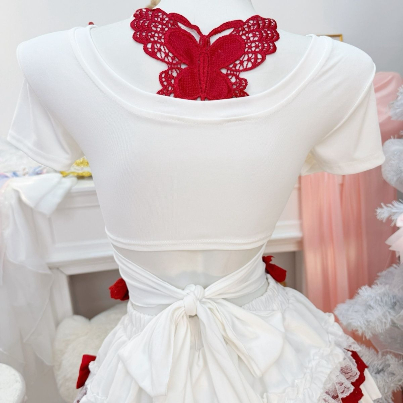 เดรสสั้นสไตล์โคเก็ตหวานๆ แขนสั - Ruched Dress Mini บทวิจารณ์และราคา