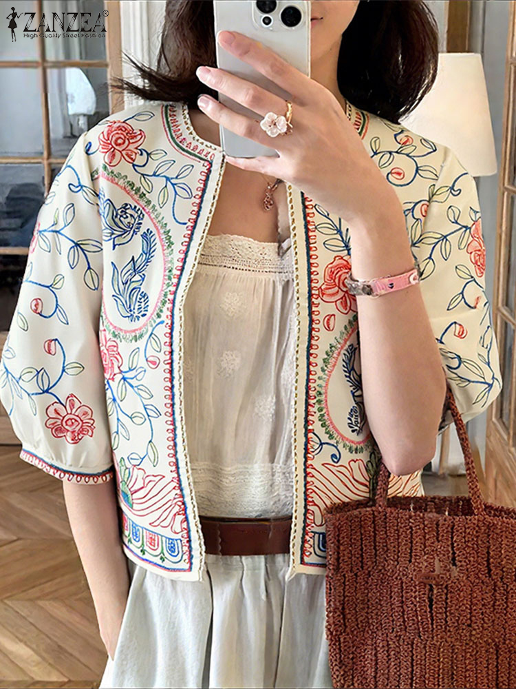 ZANZEA เสื้อแฟชั่นเสื้อสเวตเตอ - Women'S Fashion Kimono บทวิจารณ์และราคา