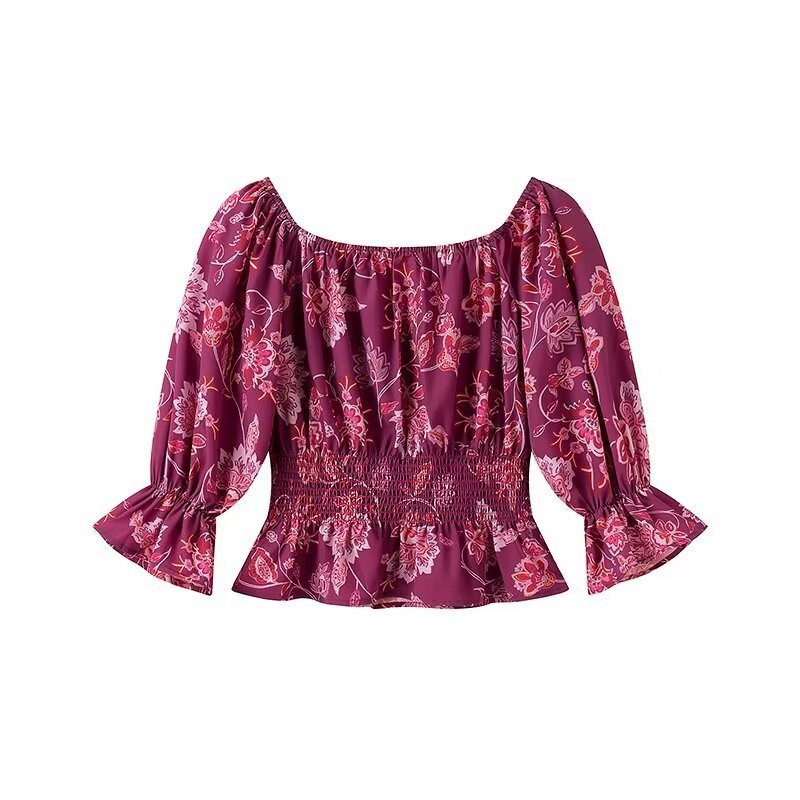 เสื้อเชิ้ตแขนยาวพิมพ์ลายแฟชั่น - Fashion Women Picture บทวิจารณ์และราคา
