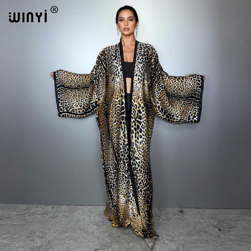 ชุดคลุมกิโมโนลายเสือดาว WINYI  - Women'S Fashion Kimono บทวิจารณ์และราคา