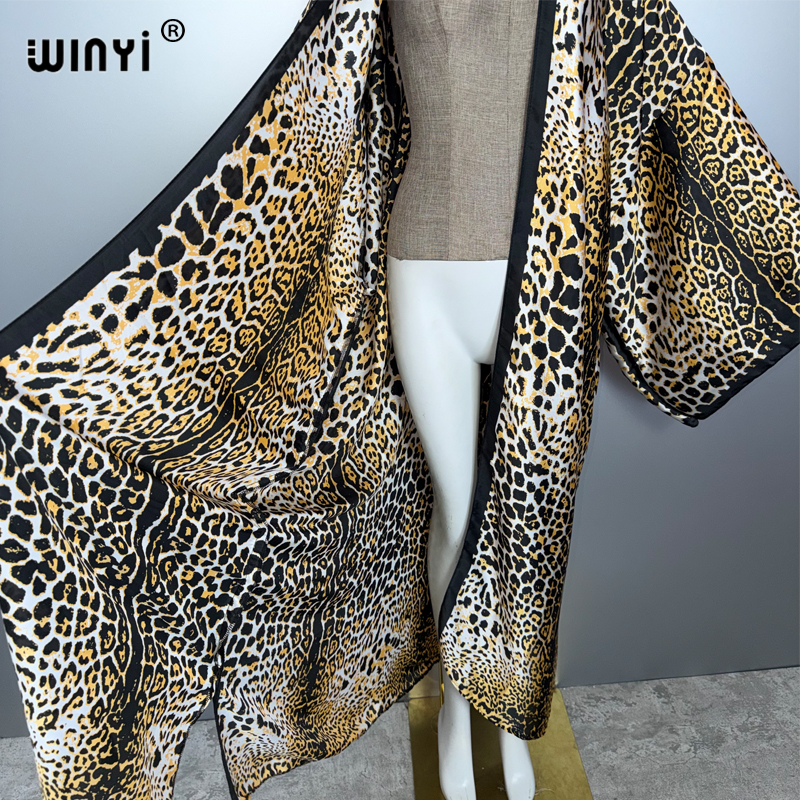 ชุดคลุมกิโมโนลายเสือดาว WINYI  - Women'S Fashion Kimono บทวิจารณ์และราคา