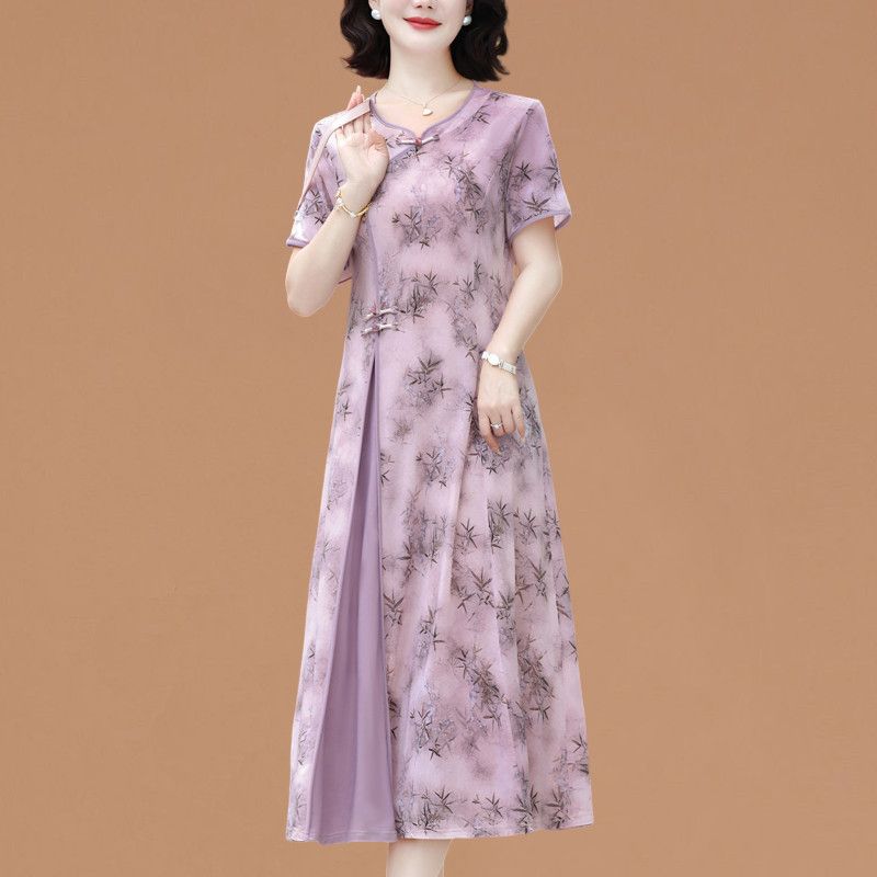 ชุดเดรสแขนสั้นหรูหราสำหรับผู้ห - Women Fashion Over 60 บทวิจารณ์และราคา