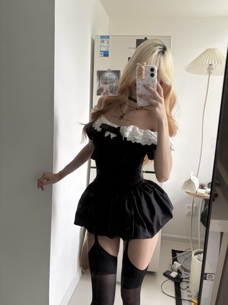 ชุดเซ็ต 2 ชิ้น สไตล์เกาหลี เซ็ - Ruched Dress Mini บทวิจารณ์และราคา