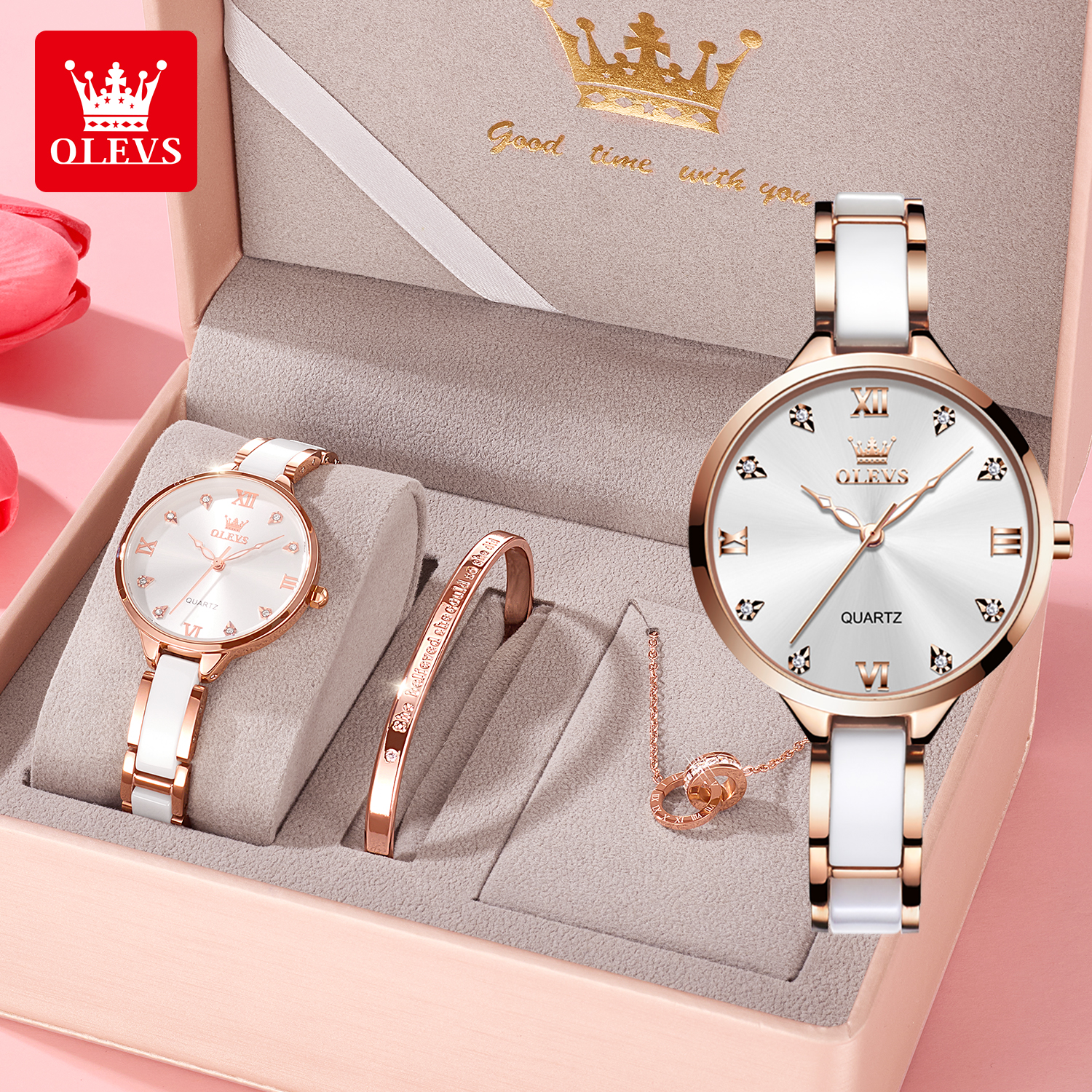 OLEVS 5872 นาฬิกาผู้หญิงนาฬิกา - Fashion Women Watches บทวิจารณ์และราคา