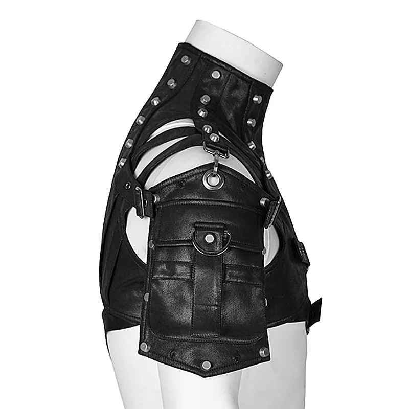 Steampunk ยุคกลางเกราะหนังหนึ่ - Women Fashion Jackets บทวิจารณ์และราคา