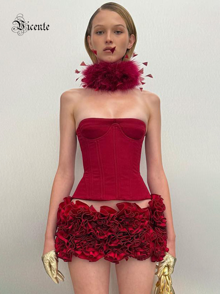 VC คริสต์มาสชุดที่ไม่มีสายหนัง - Ruched Dress Mini บทวิจารณ์และราคา