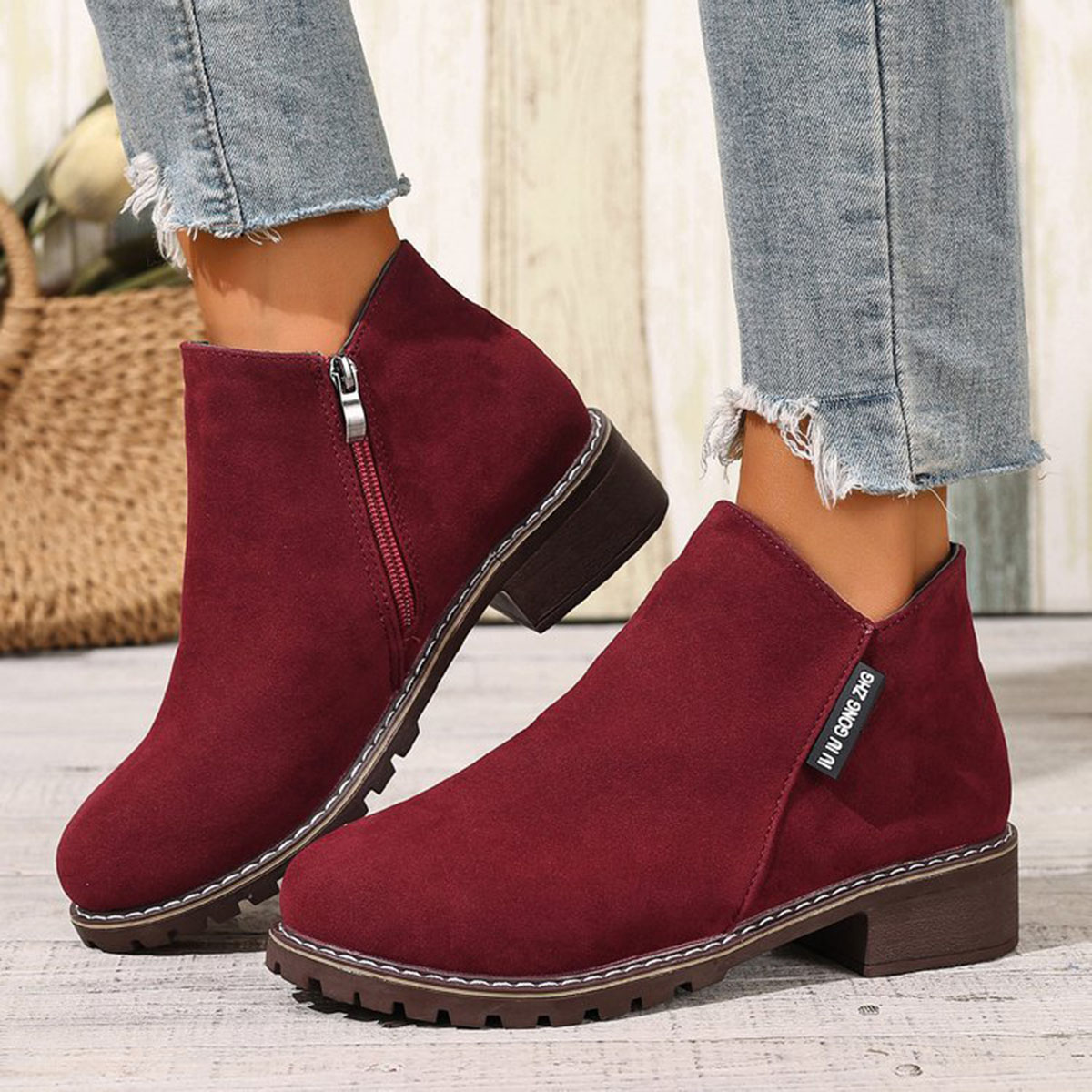 รองเท้าบูทข้อเท้าผู้หญิงสำหรับ - Sale Fashion Women บทวิจารณ์และราคา