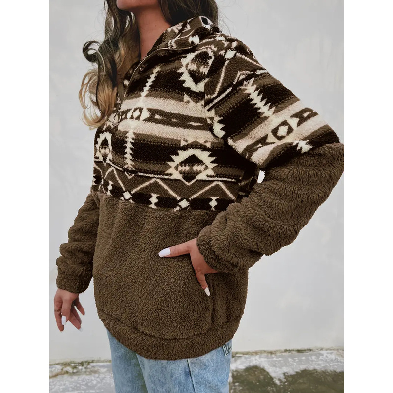 เสื้อแจ็คเก็ตซิปแขนยาวลายเรขาค - Women'S Fashion Jackets Amazon บทวิจารณ์และราคา