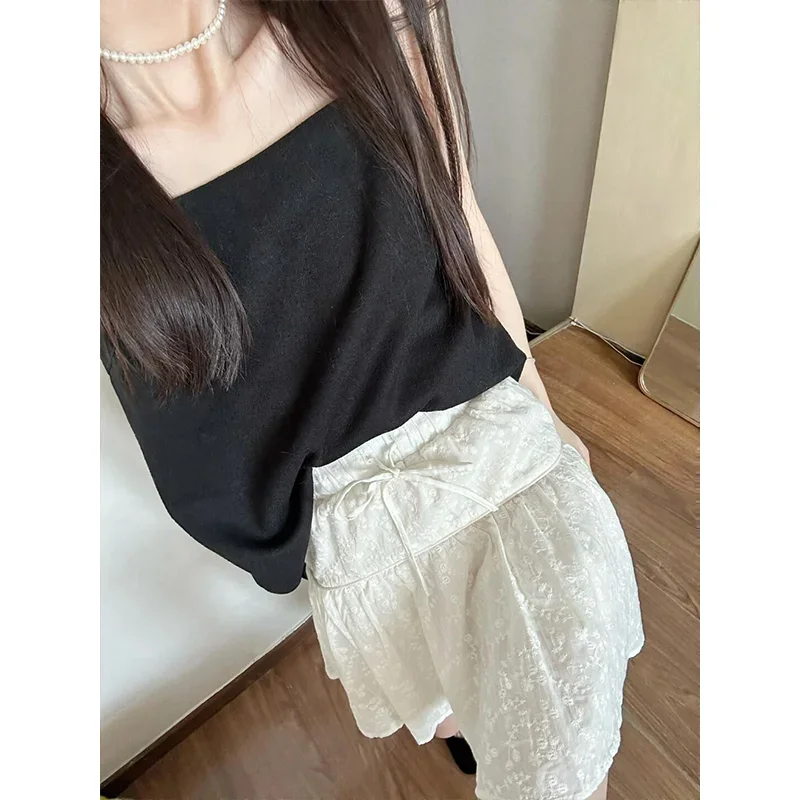 ความคมชัดสี Chic Girl 2 PC ชุด - Lace Trim Cami บทวิจารณ์และราคา