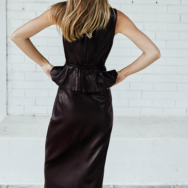ชุดเซ็ตกระโปรงหนังเทียมมิดิสั้ - Women'S Young Fashion บทวิจารณ์และราคา