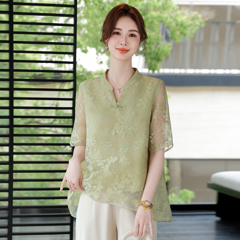 เสื้อยืดแขนสั้นทรงหลวมแฟชั่นฤด - Women Fashion Over 60 บทวิจารณ์และราคา