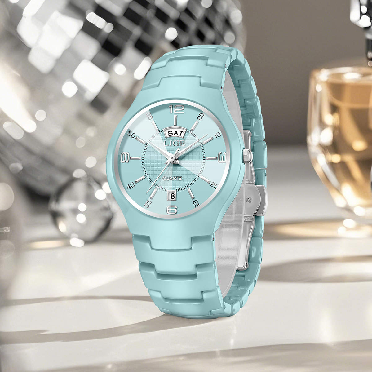 LIGE หรูหราสง่างามควอตซ์นาฬิกา - Fashion Women Watches บทวิจารณ์และราคา