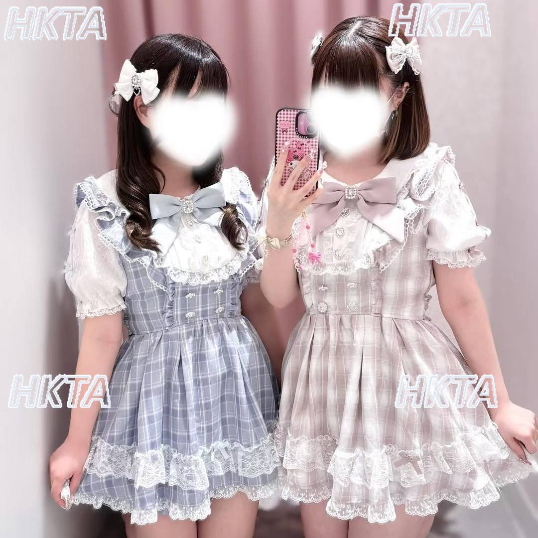 ชุดเดรสลายสก็อตคอปกตุ๊กตาสไตล์ - Ruched Dress Mini บทวิจารณ์และราคา
