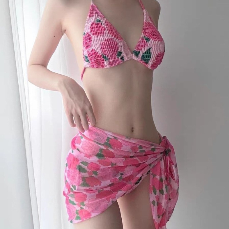 ชุดบิกินี่ลายดอกไม้แบบใหม่ แต่ - Women'S Fashion บทวิจารณ์และราคา
