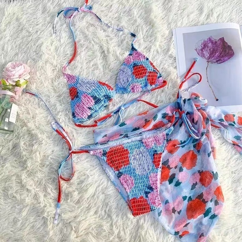 ชุดบิกินี่ลายดอกไม้แบบใหม่ แต่ - Women'S Fashion บทวิจารณ์และราคา