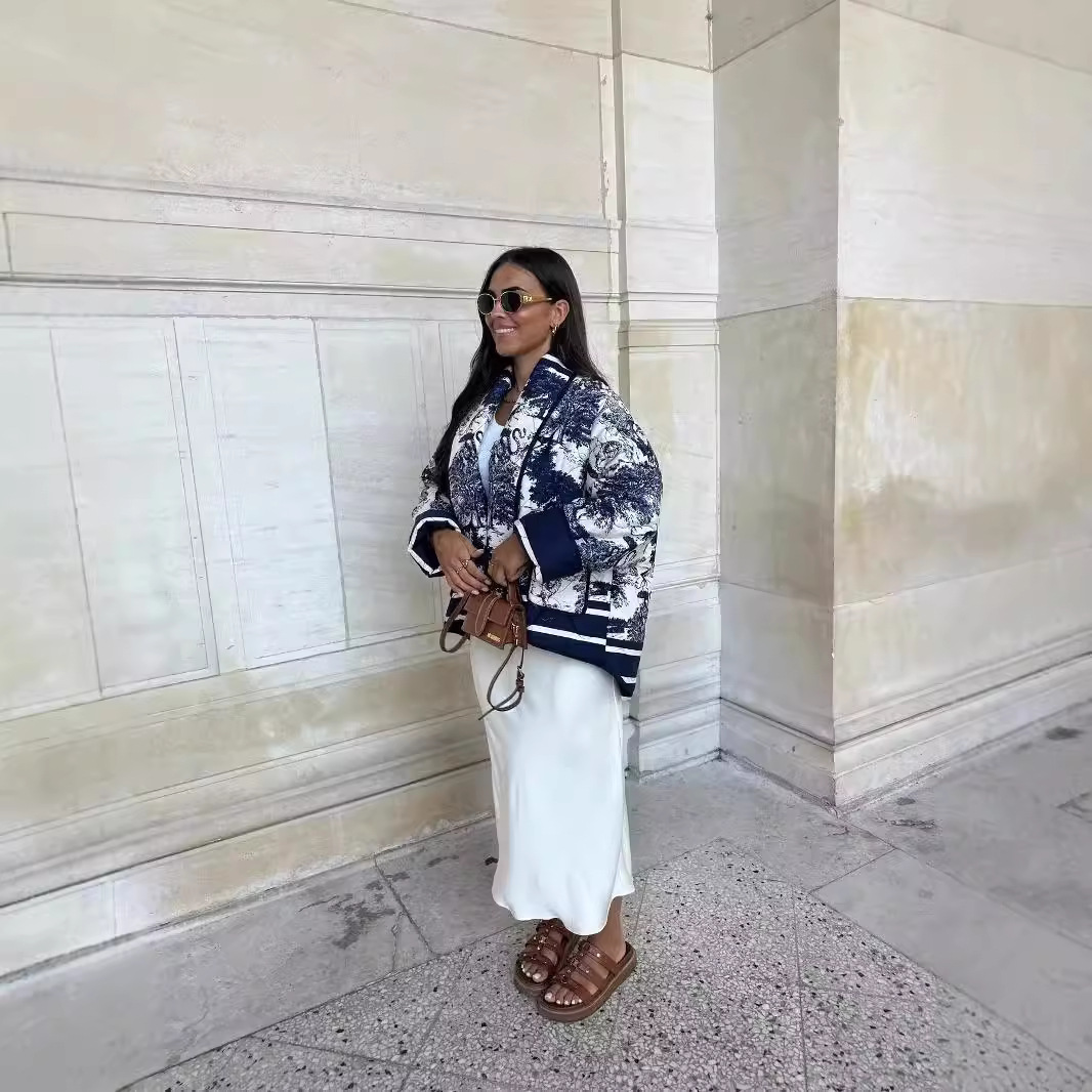 เสื้อแจ็คเก็ตผ้าฝ้ายแฟชั่นสตรี - Women'S Fashion Kimono บทวิจารณ์และราคา