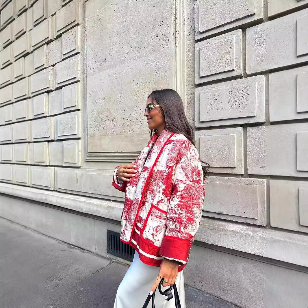 เสื้อแจ็คเก็ตผ้าฝ้ายแฟชั่นสตรี - Women'S Fashion Kimono บทวิจารณ์และราคา