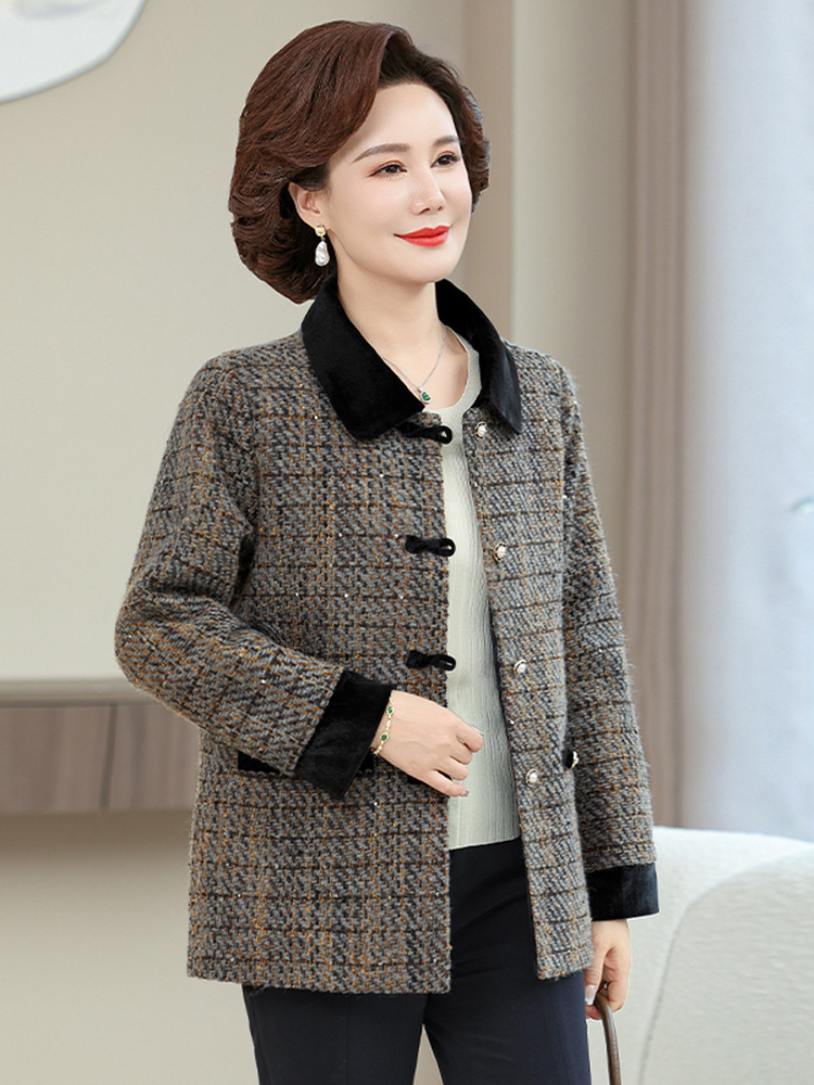 เสื้อโค้ทขนสัตว์แฟชั่นฤดูใบไม้ - Women Fashion Over 60 บทวิจารณ์และราคา