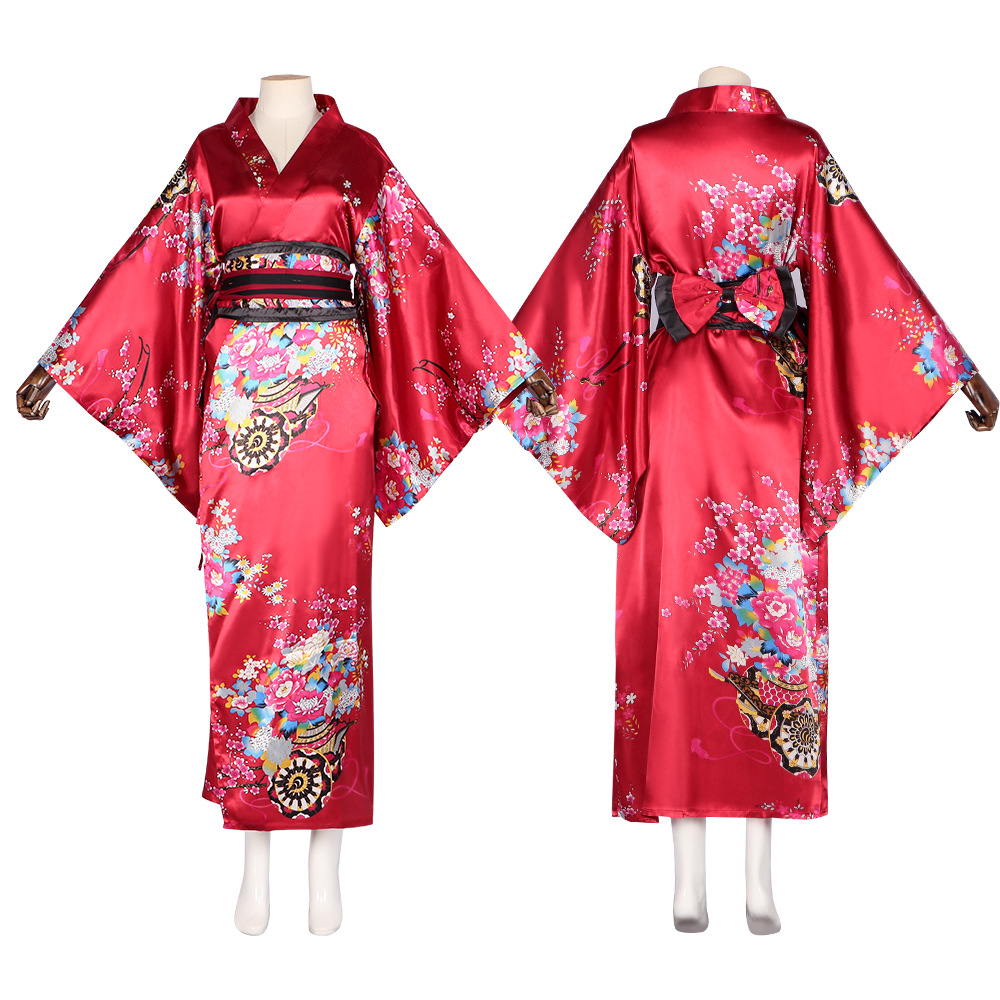 ชุดกิโมโนญี่ปุ่น ชุดคลุมอาบน้ำ - Women'S Fashion Kimono บทวิจารณ์และราคา