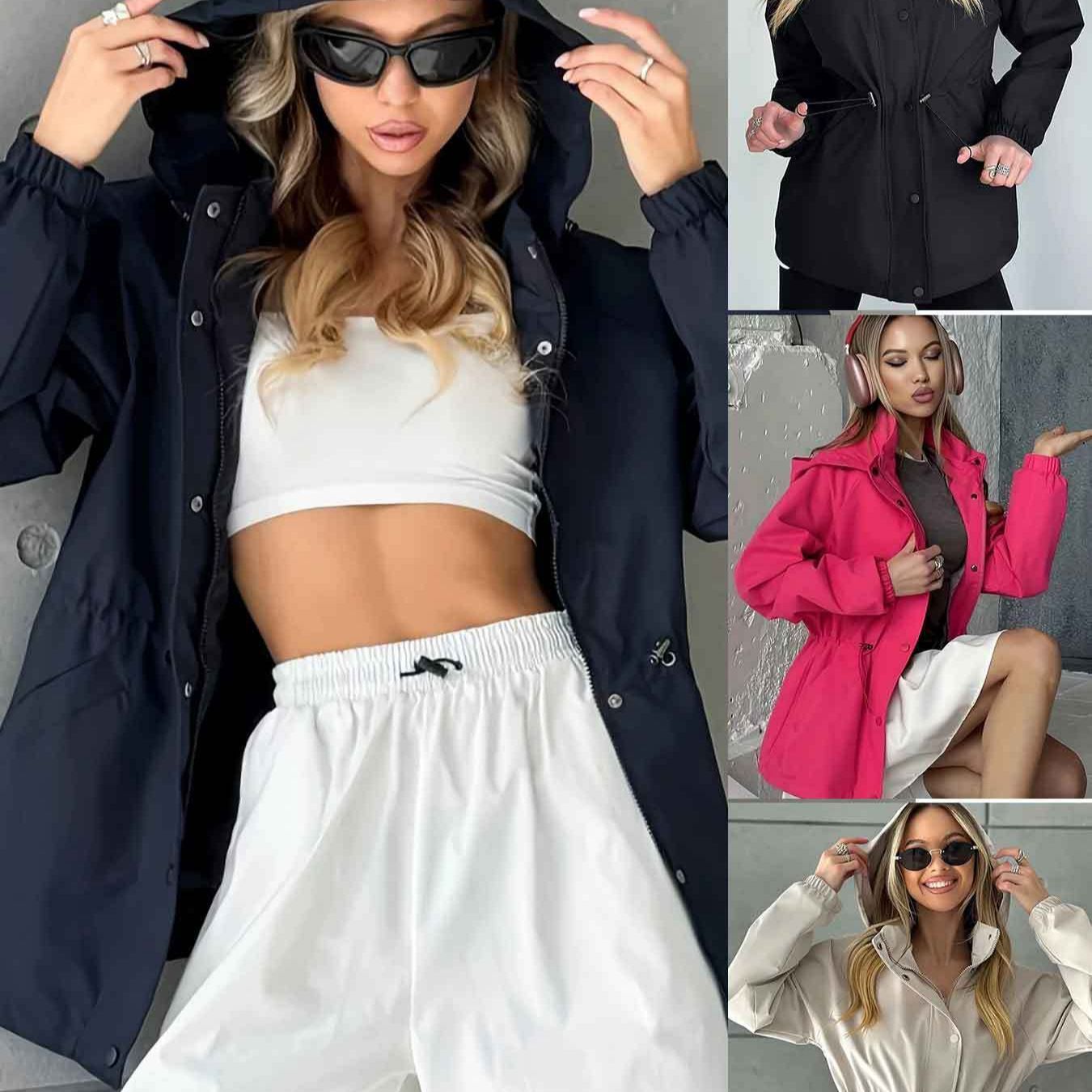 เสื้อแจ็คเก็ตกันลม Amazon รุ่น - Women'S Fashion Jackets Amazon บทวิจารณ์และราคา