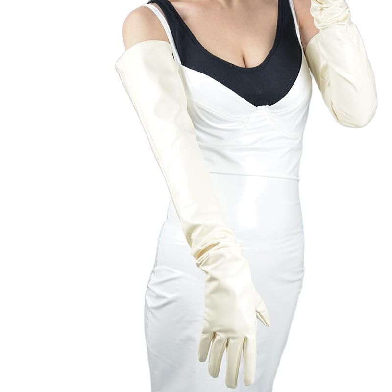 ถุงมือหนังแก้วยาวพิเศษ 60 ซม.  - Women Fashion Over 60 บทวิจารณ์และราคา