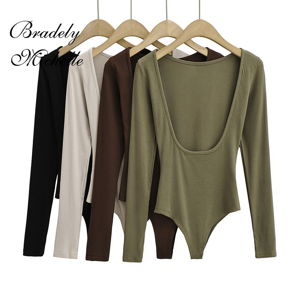 เสื้อผ้าเซ็กซี่ของผู้หญิงแขนยา - Turtleneck Bodysuit บทวิจารณ์และราคา