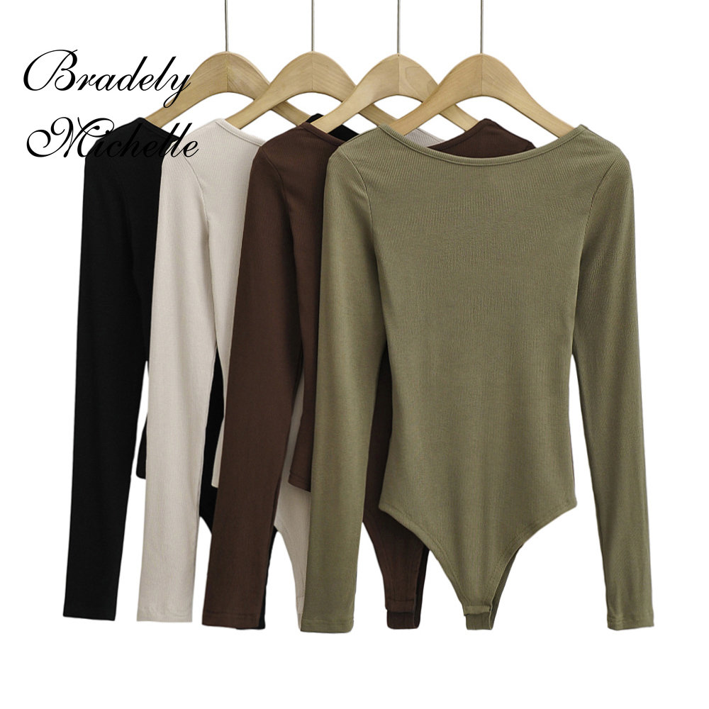 เสื้อผ้าเซ็กซี่ของผู้หญิงแขนยา - Turtleneck Bodysuit บทวิจารณ์และราคา