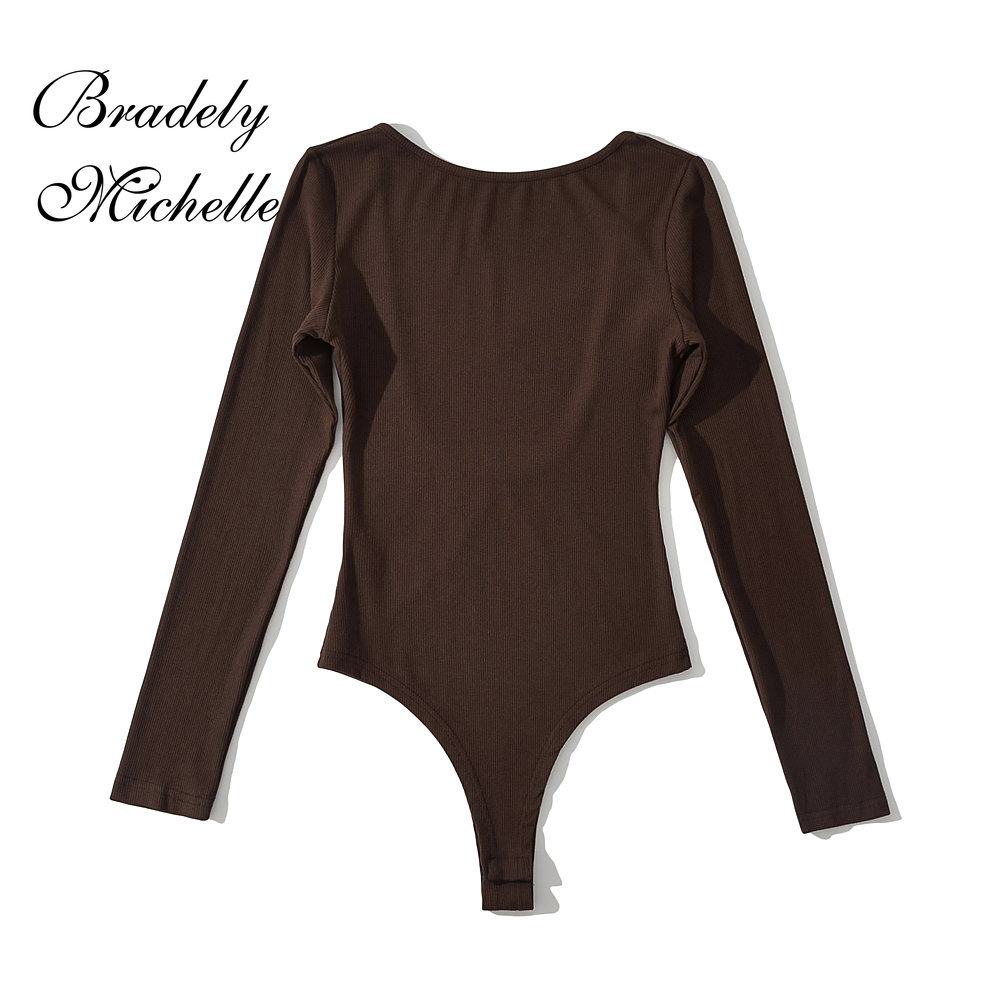 เสื้อผ้าเซ็กซี่ของผู้หญิงแขนยา - Turtleneck Bodysuit บทวิจารณ์และราคา