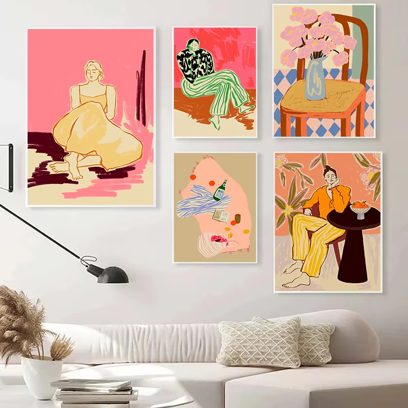 แฟชั่นสมัยใหม่ผู้หญิงภาพนามธรร - Fashion Women Picture บทวิจารณ์และราคา